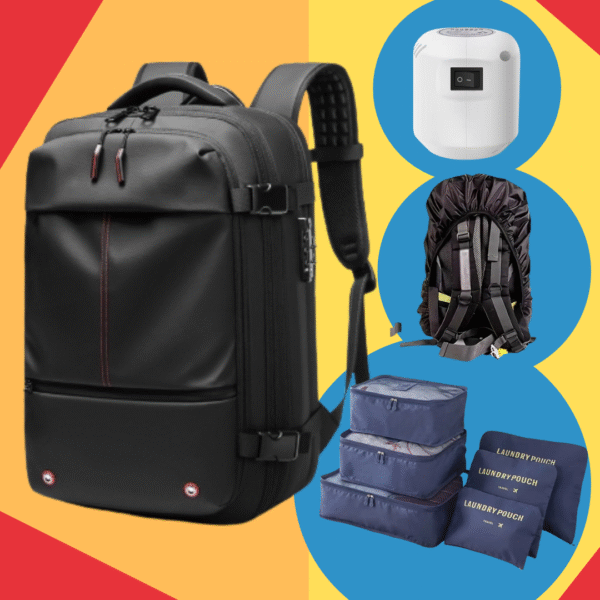 offerta dello zaino sottovuoto piú tre prodotti in omaggio