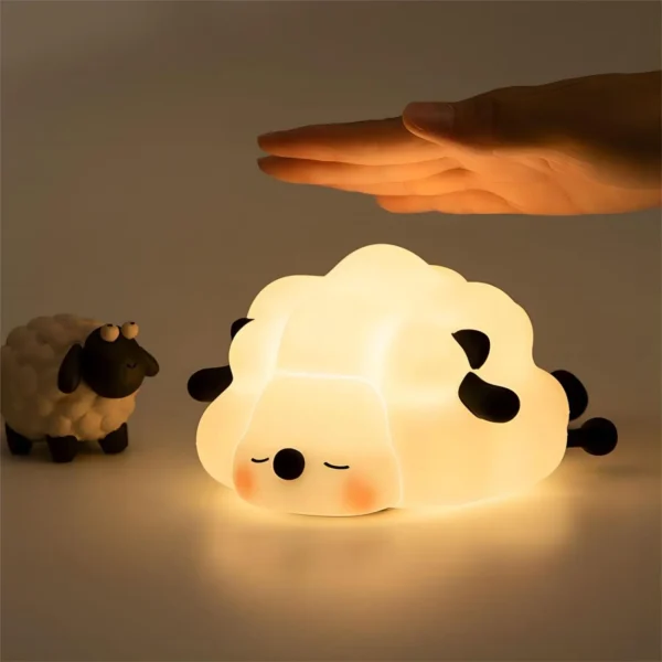 Luce Notturna Animali in Silicone per Bambini - immagine 2