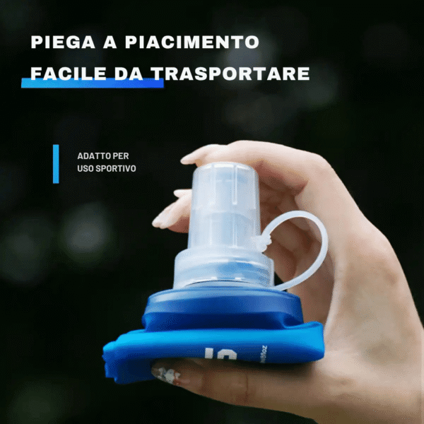 borraccia pieghevole