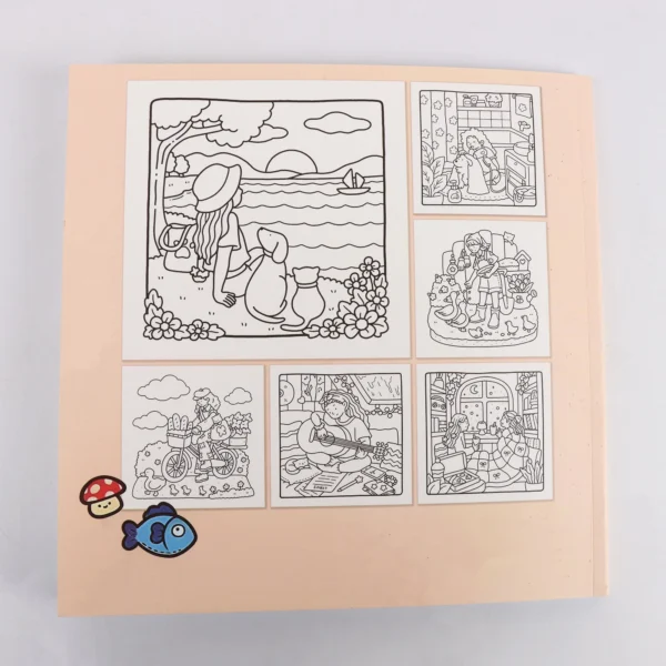 Libro da colorare per bambini in Inglese - immagine 2