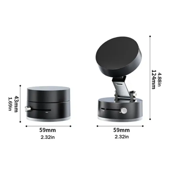 Supporto telefono magnetico con ventosa - immagine 2