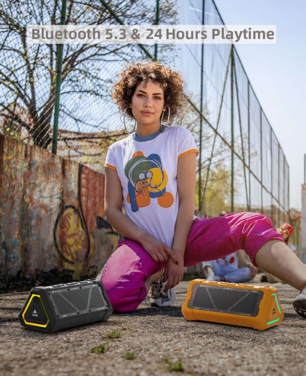 Altoparlante Bluetooth con Suono Stereo e Luci Dinamiche - immagine 2