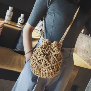 Borsa a Tracolla in Cotone fatta a Mano