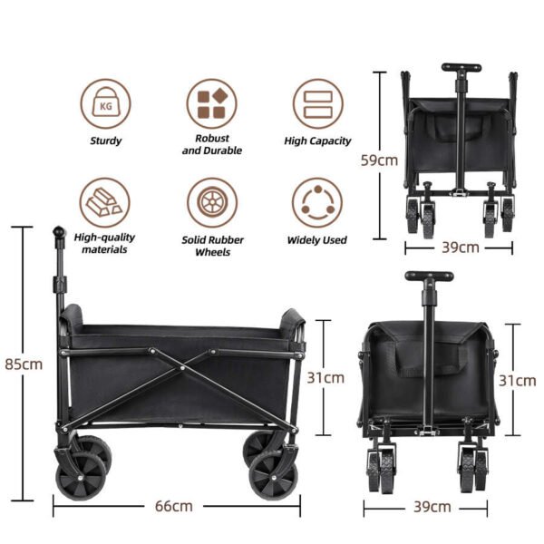 Carrello da Giardino Pieghevole OUTLAND - immagine 4