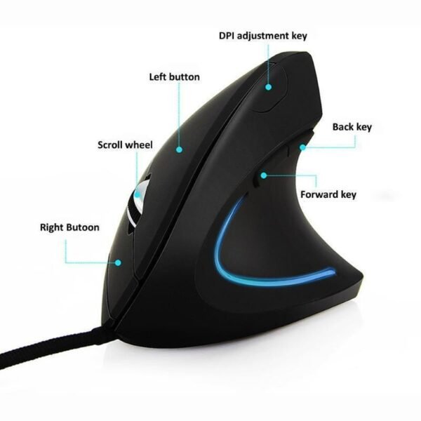Mouse Ergonomico Verticale Premium