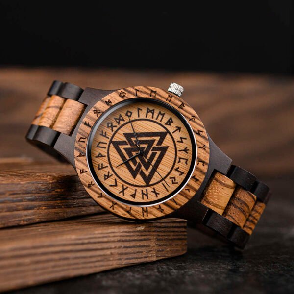 Orologio da Polso in Legno Naturale - Minimal Quartz Design