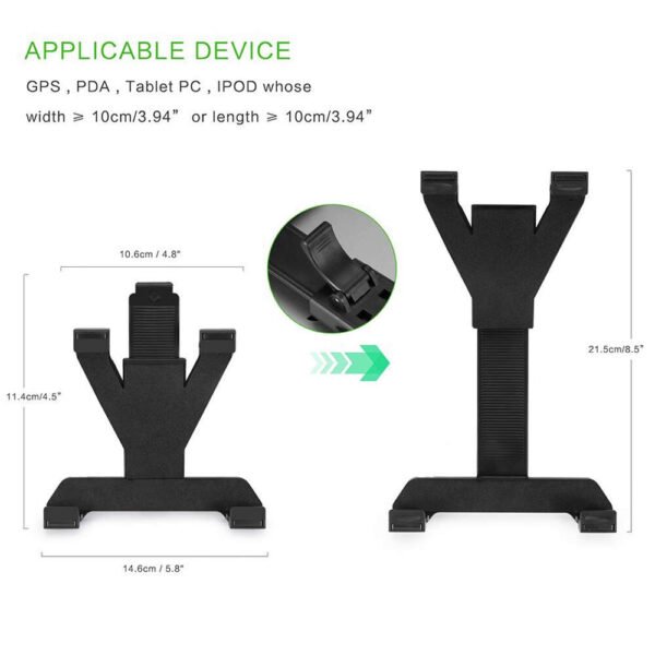 Supporto Multifunzione Porta Tablet Auto Universale - immagine 2