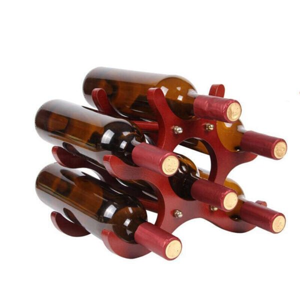 Portabottiglie Vino Moderno Impilabile - Set da 2 - immagine 3