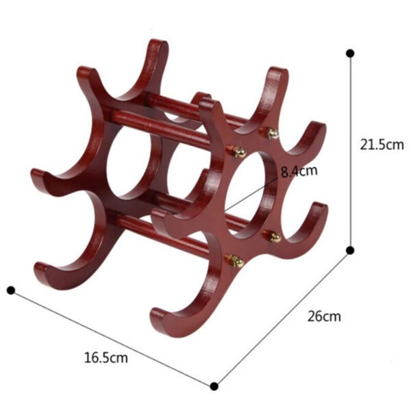 Portabottiglie Vino Moderno Impilabile - Set da 2 - immagine 2