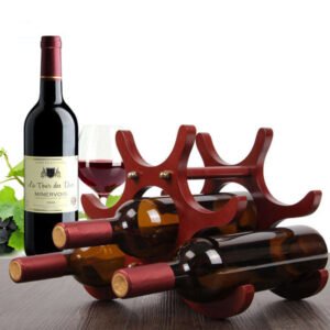 Portabottiglie Vino Moderno Impilabile - Set da 2