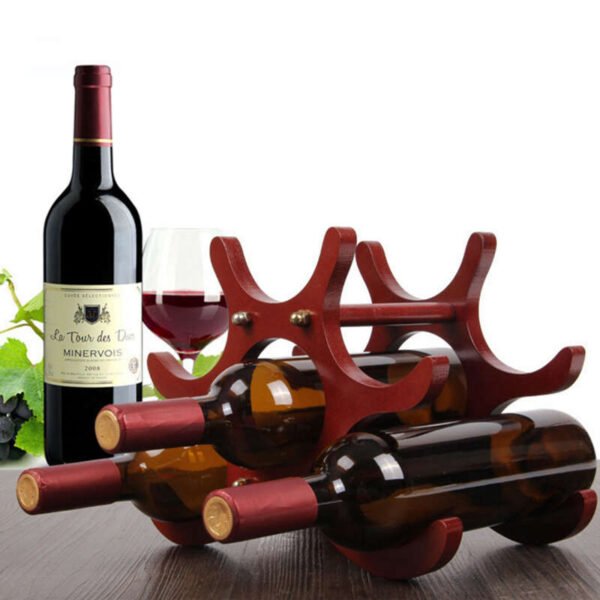 Portabottiglie Vino Moderno Impilabile - Set da 2