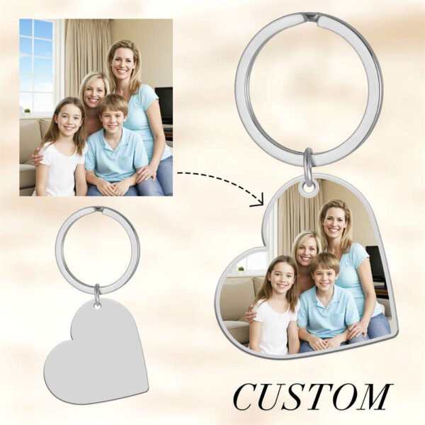 Portachiavi Personalizzato con Foto Ottimizzata - immagine 2