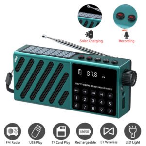 Radiosveglia Digitale con Bluetooth e Display LCD