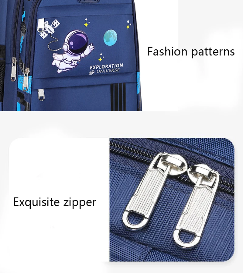 Zaino Astronauta Spazio Scuola Bambino - immagine 2