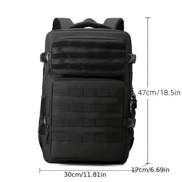 Zaino Tattico Militare 45L - Spazio, Stile e Resistenza - immagine 3